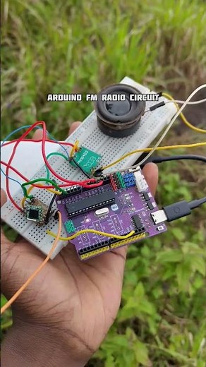 How to make Arduino FM radio #shorts #electronics #arduino
