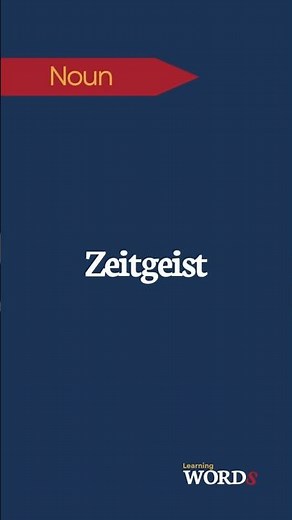 Zeitgeist | The defining spirit or mood of a particular era