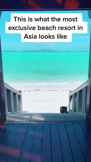 This is another view of Amanpulo. The most exclusive beach resort in Asia. #fyp #tiktok #beach #philippines #travelph #luxurytravel