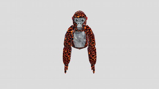 Gorilla Tag Lava Monke - Download Free 3D model by nekocat1009 (@NekoLiko)
