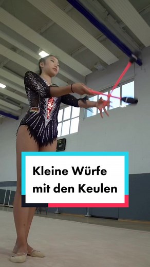 Wie gut jonglierst du? @anni_961 zeigt euch, wie es richtig geht! #lernenmittiktok #rhythmischesportgymnastik #lernenmachtspaß @turnteamdeutschland