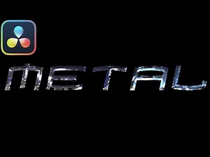 映画っぽいリアルな金属テキストのつくり方！ - 【DaVinci Resolve】