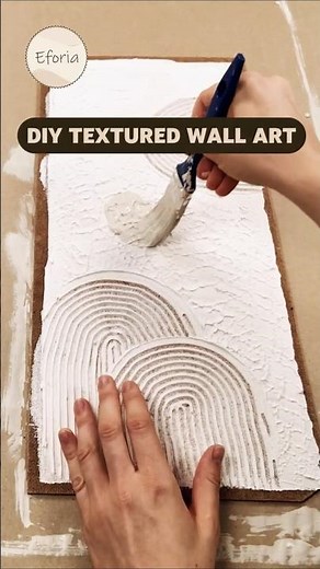 DIY Textured Wall Art made from joint compound. #diy #artandcraft #home #texturedwallart #wallart
