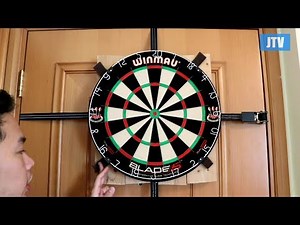 全く揺れない手作りドアかけボードでブレード５投げてみた I made NO WOBBLY door hanging system with BLADE 5