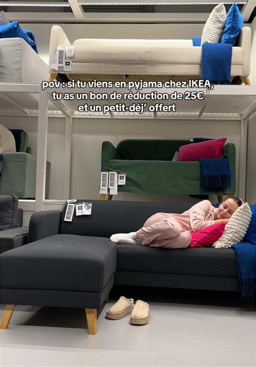 Offre spéciale IKEA : 25€ de réduction en pyjama !