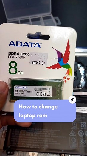 How to change HP laptop ram #changepcparts #laptophacks #lapkompenang #laptop #changeram