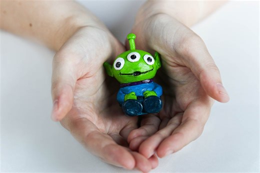 Toy Story Alien Figurine | Eco-resin Handmade Sculpture - Etsy UK