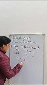 Direct and Inverse Proportion #education #maths #direct #inverse #proportion
