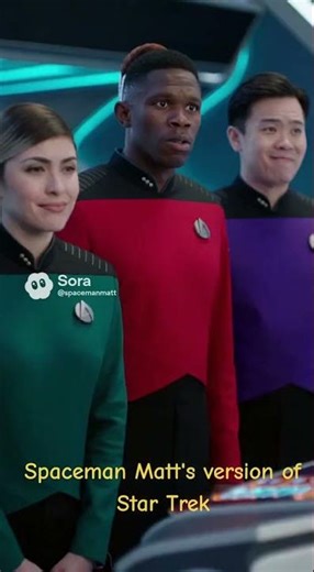 Star Trek: TOS parody. Even though it looks more Next Gen. #scifi #startrekparody #trekgeeks