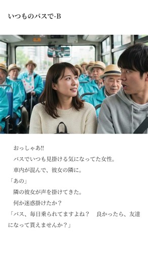 ドキドキの100文字。パート23「いつものバスで -B」過去の振り返り