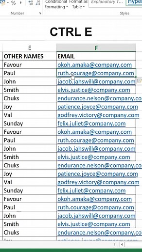 Excel Magic: Create Thousands of Email Addresses Fast