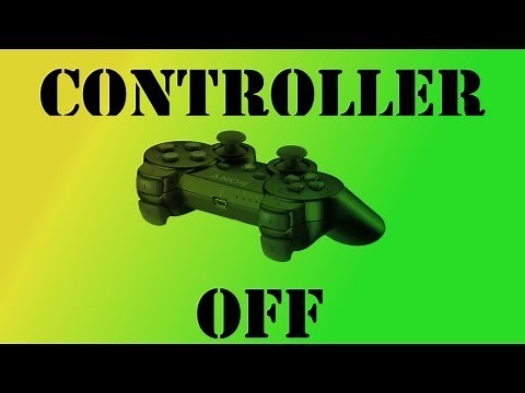 How to turn your PS3 controller off with one button!