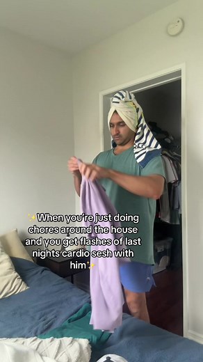 I’m just trying to fold the laundry…i guess I’ll have to put in another load #meandbae