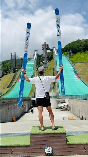 長野五輪、ジャンプ台！オリンピックの感動を体感。#スキージャンプ #白馬村 #shorts #オリンピック #長野県