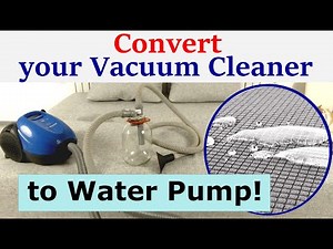 How to SUCK WATER with Dry Vacuum Cleaner | WET Carpet, Couch & Mattress
