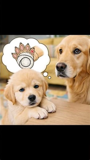 Baby Puppy Learns To Avoids Sharp Object ! | Good Habits for Kids | Little Paws Learn