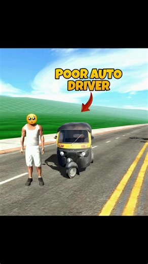 POOR AUTO DRIVER 😞 || INDIAN BIKE DRIVING 3D||#shorts#indianbikedriving3d#gta#gaming