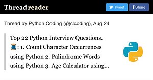 Thread by @clcoding on Thread Reader App