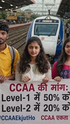 Railway Group D CCAA 🎯 || Railway CCAA #ccaaekjutho #railwayccaa #viral #ytshorts #growwithhariom