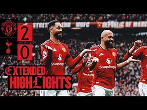 FOUR Wins In A Row! 👏 | Man Utd v Spurs | Extended Highlights