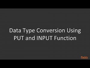 SAS in Practice: SAS Automatic Data Type Conversions|packtpub.com