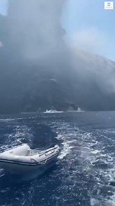 WHOA! Boaters who were sailing off Messina, Sicily, got a close-up look at Stromboli island’s volcano erupting. The plume from the eruption extended more than one mile high. | 4 News Now