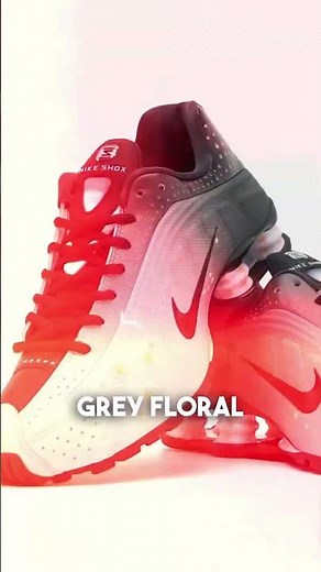 Les sneakers que tout le monde attendait ! Nike Shox R4 Sakura / Grey Floral / Black Floral
