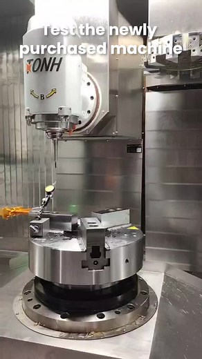 Test the newly purchased machine#cnc #cncmachine #machine #machinery #machinetools #maunfacturing #jfy #fyp #tiktok