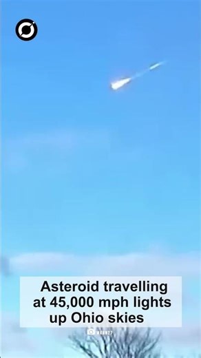 Asteroid at 45,000 MPH Lights Up Ohio Skies 😱#shorts #asteroid #ytshorts #trending #ytshorts #viral