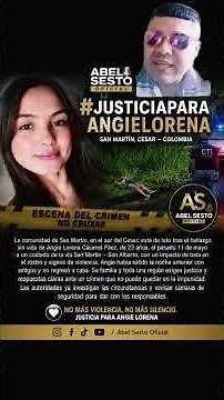 ⚠️ JUSTICE FOR ANGIE LORENA | 23-year-old woman found dead in Colombia 😢
