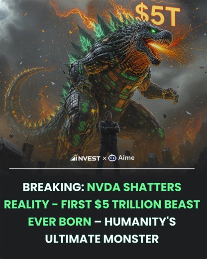 NVIDIA demolishes history—TODAY, Oct 29, 2025—exploding past $5T in premarket, trampling Apple, Microsoft, & EVERY EMPIRE before it! Jensen Huang's AI apocalypse reigns SUPREME – NO ONE believed this GOD-TIER leap was POSSIBLE! #NVDA #NVIDIA | Aime By Ainvest