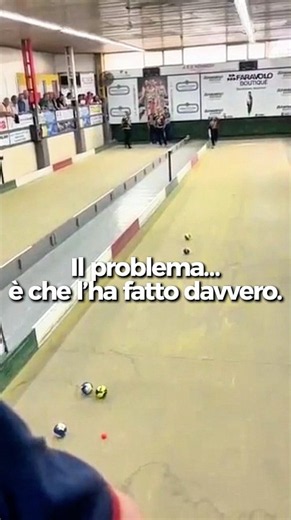 Il problema è che l’ha fatto davvero. #boccespettacolo
