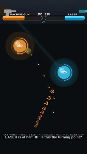 Machine Gun VS Laser - Physics Battle! Who Wins? #Shorts