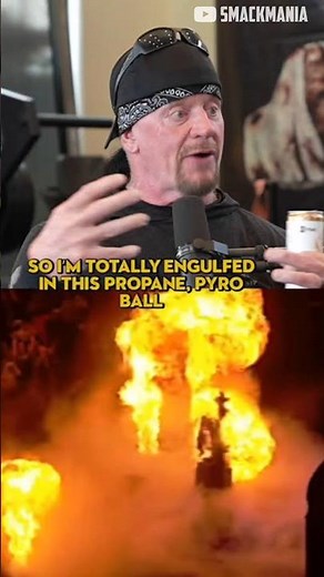 Undertaker pyro accident 2010 #wwe #undertaker #wrestling