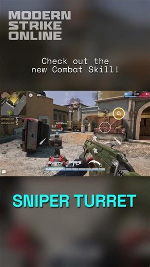 Modern Strike Online | Sniper Turret