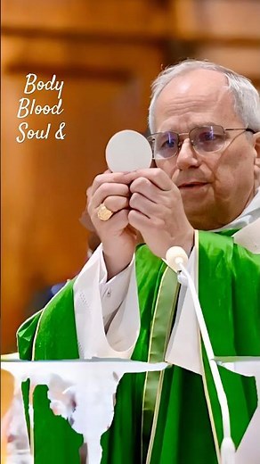 The most Holy Eucharist is the Body Blood Soul & Divinity given up for you #eucharist