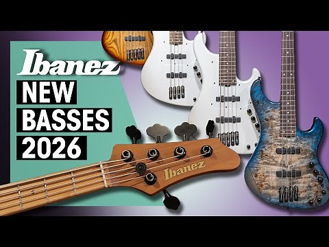 New Ibanez Bass Models for 2026 | MODE, SR & ICEMAN