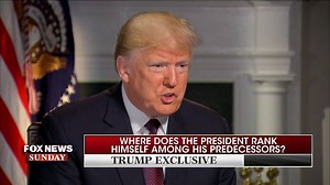 President Trump rates his job performance compared to past presidents. He tells Chris, "I would give myself an A ." Watch the full interview on Fox News Channel at 2P/7P. | Fox News Sunday