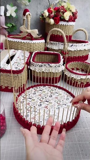 DIY Basket Beginner's Guide How to Make a Beautiful Rope Basket with Handle 6 #diy #handmade #craft