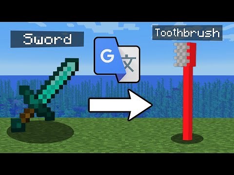 I Google Translated Minecraft Items 100 Times...