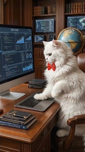 Funny Cat Using a Computer! 💻 Hilarious Moments