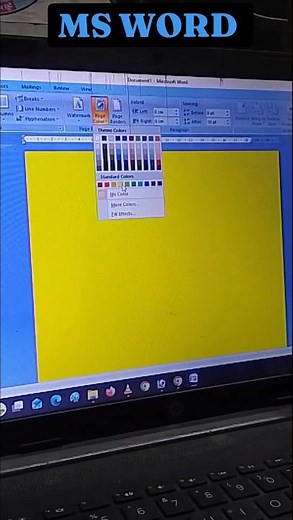 How to make a banner in MS Word~#india #shortsfeed #words #ms #banner #shorts
