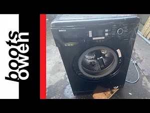 How to check a Beko washing machine drain filter