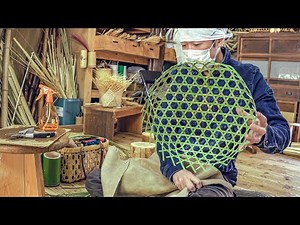 Eco-friendly process of making baskets from bamboo