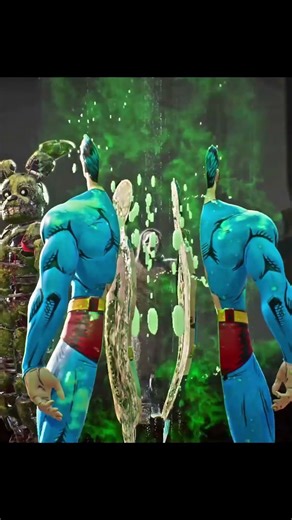 Springtrap Fatality on Superman #mk1 #gaming