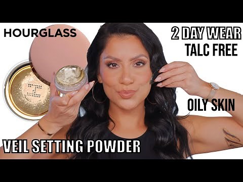 FINALLY TRYING HOURGLASS VEIL TRANSLUCENT SETTING POWDER *oily skin* | MagdalineJanet