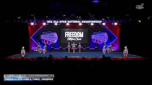 Freedom Allstar Cheer & Tumble - Vengeance [2026 L3 Junior - D2 - Small - A Day 2] 2026 NCA All-Star National Championship