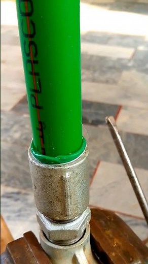 Diy Plumbing basics. amazing way to attach a plastic pipe to metal pipe without an adaptor #creative