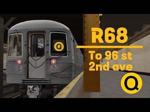 (Openbve) R68 (Q) from Coney Island to 96 St - 2nd Avenue