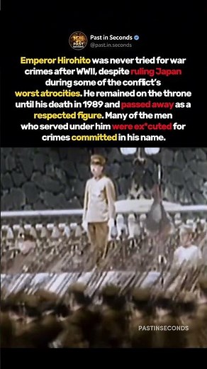 Did Hirohito Deserve to Be Tried? #ww2 #history